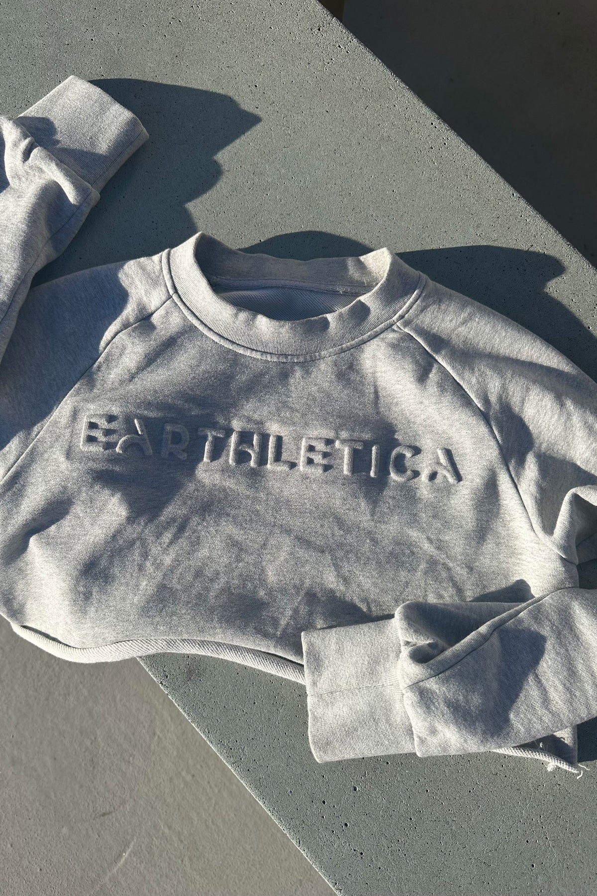 The Streetwise Sweater on a slab of marble