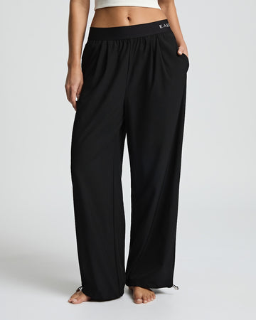 All Day Recycled Pant - Logo Black